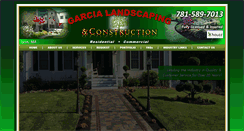 Desktop Screenshot of garciaslandscapema.com
